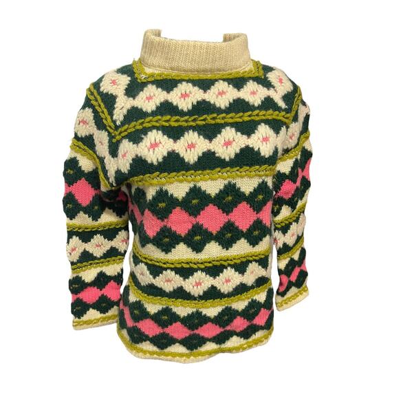 Jack Winter Womens Vintage 1960s Pullover Sweater Retro Mod - Picture 4 of 11